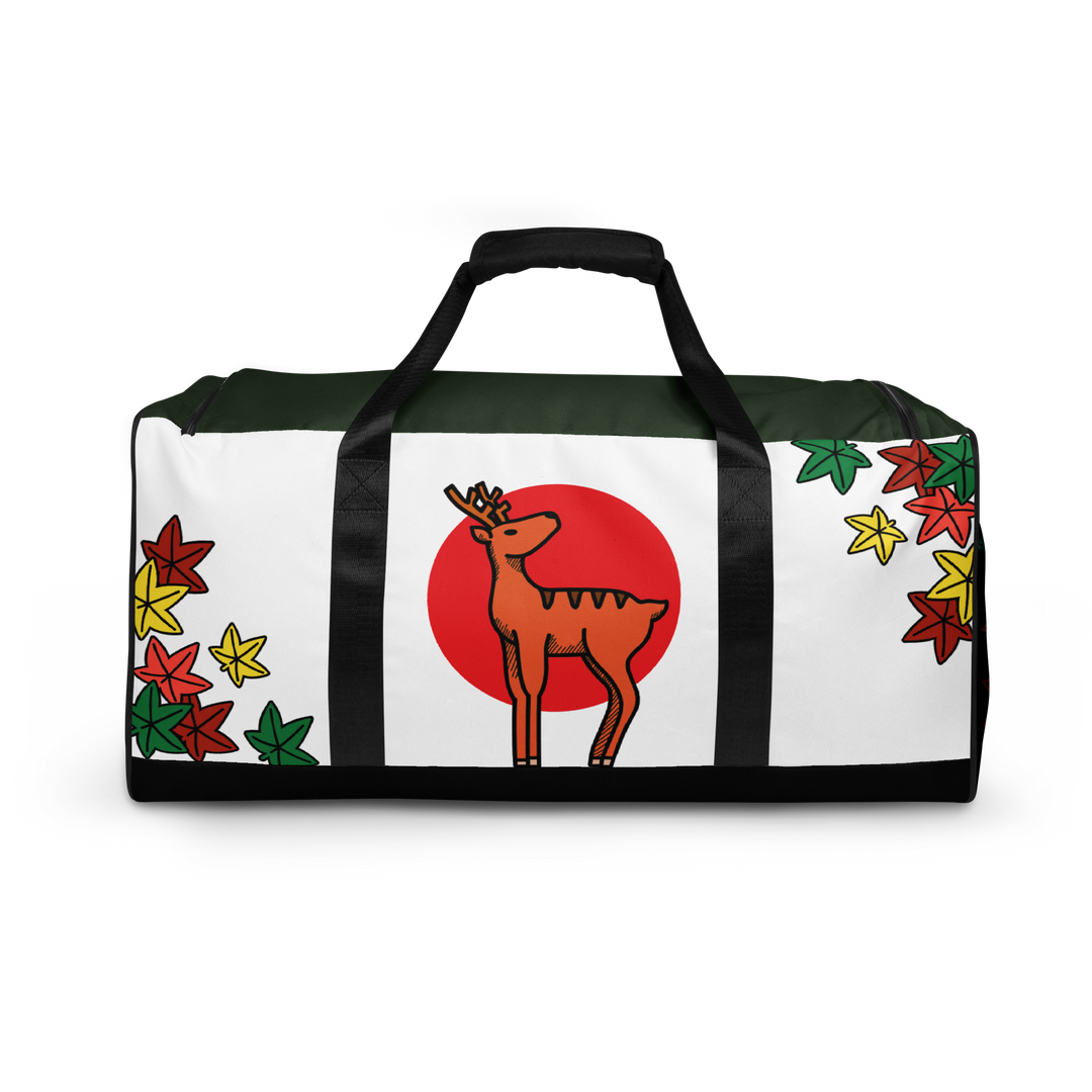 Hanafuda Deer Duffle Bag