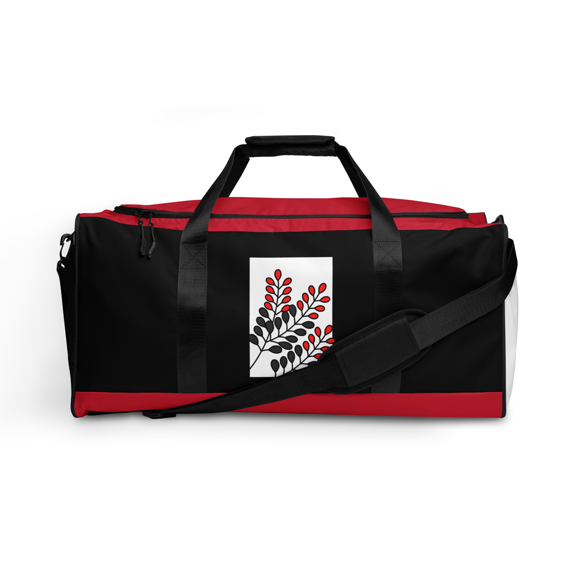 Hanafuda Leaves Duffle Bag