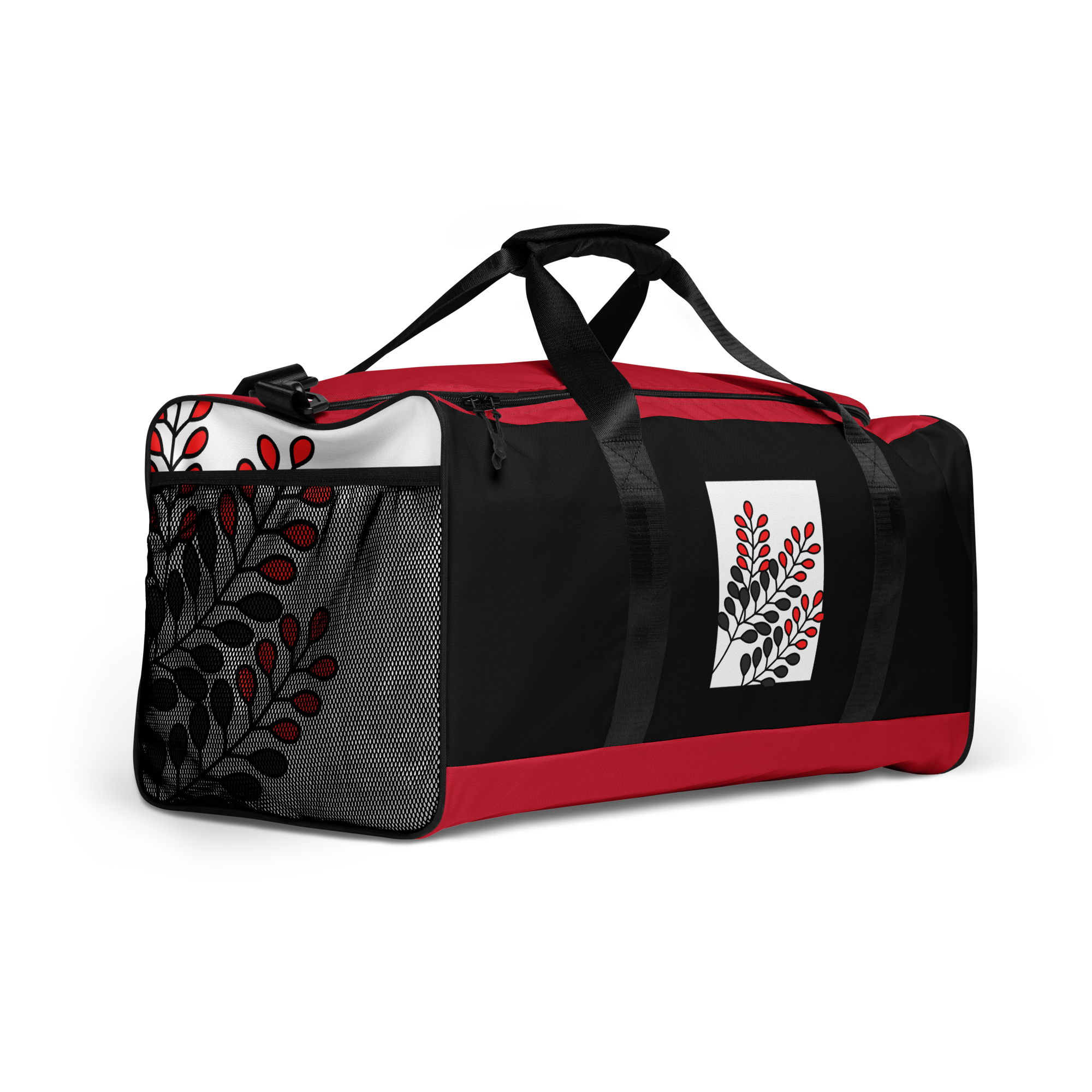 Hanafuda Leaves Duffle Bag