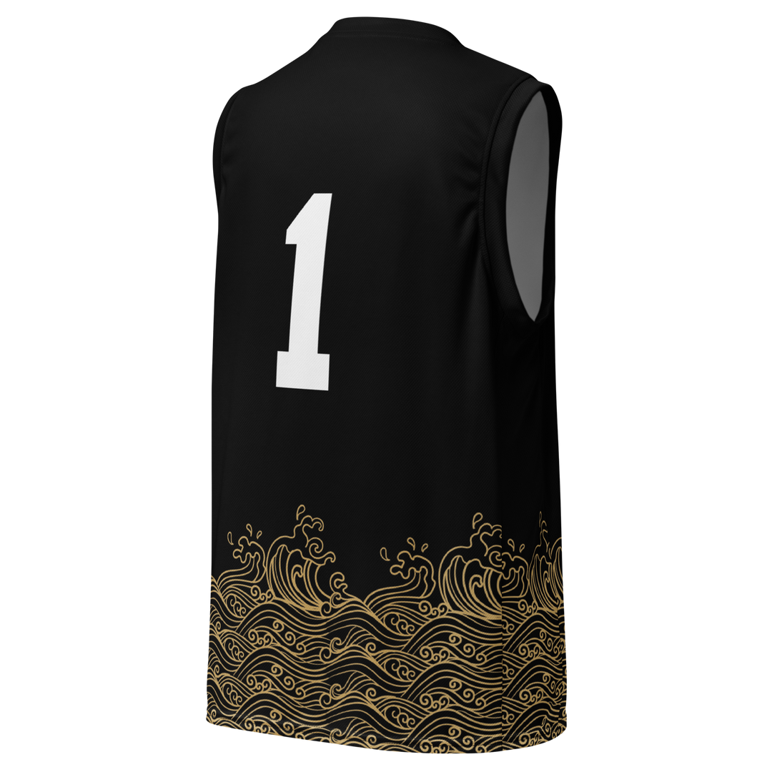 Nami Pattern Basketball Jersey (Gold Edition)