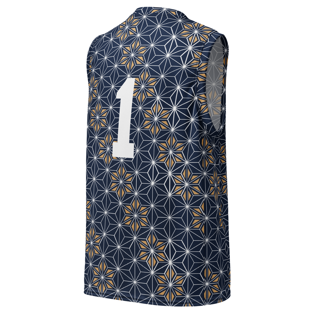 Asanoha Pattern Basketball Jersey