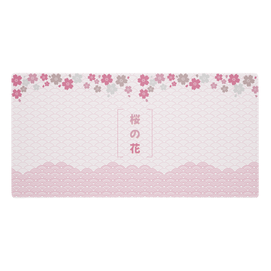 Pink Cherry Blossom Gaming Pad