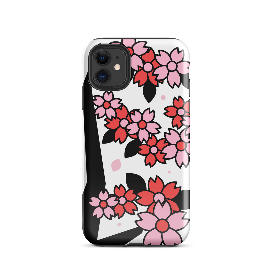 Hanafuda Sakura iPhone Tough Case