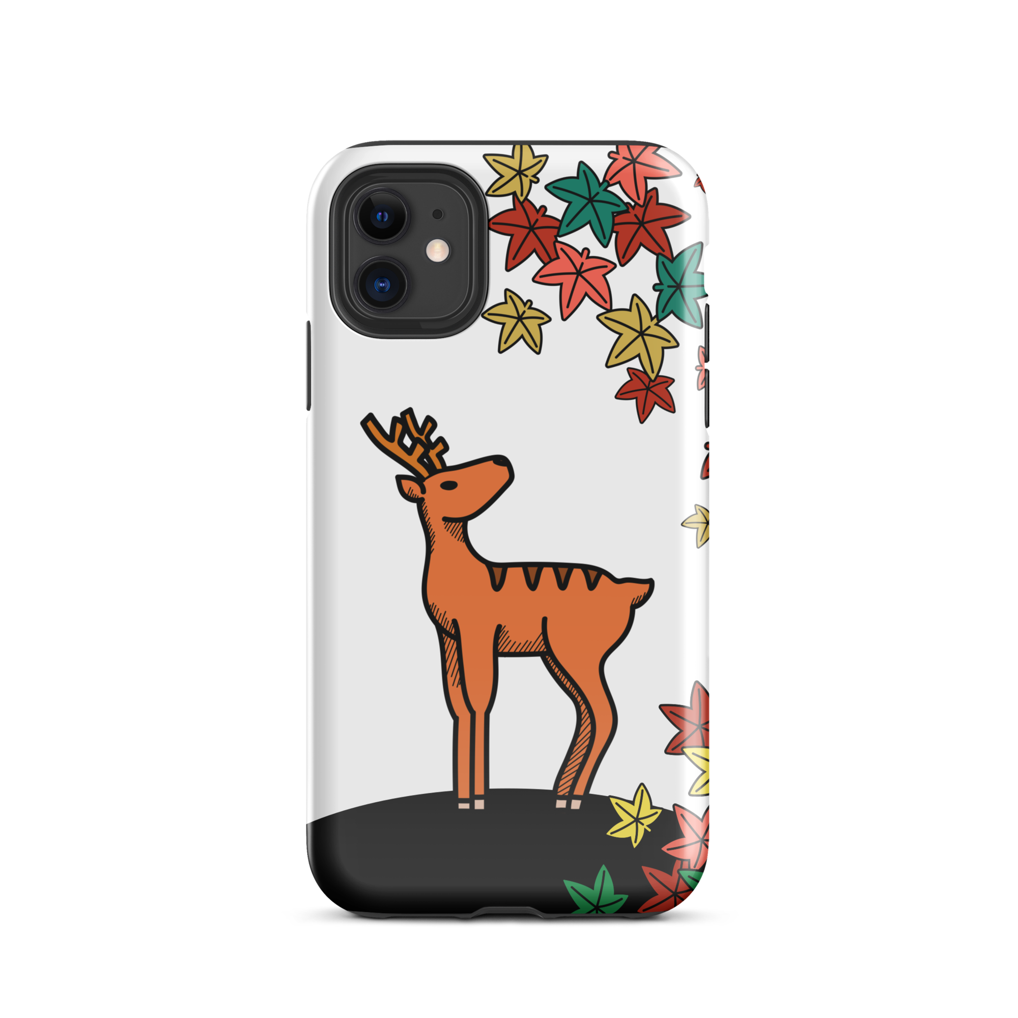 Hanafuda Deer iPhone Tough Case