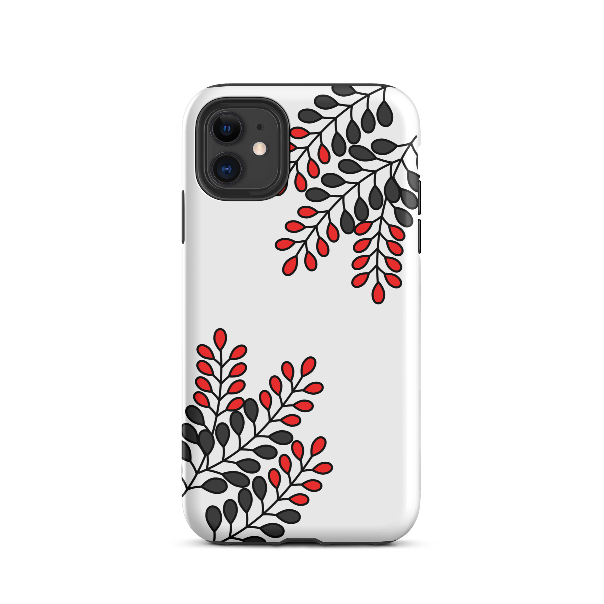 Hanafuda Leaves iPhone Tough Case