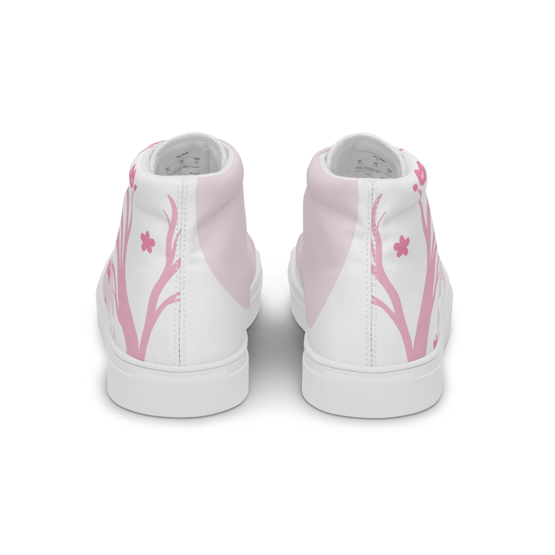 Pink Sakura High Top Shoes (Women's)