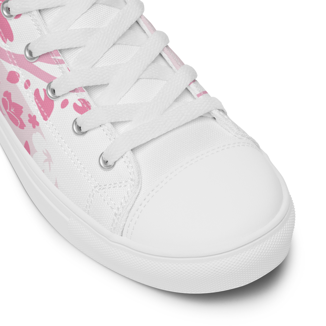 Pink Sakura High Top Shoes (Women's)